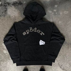 Spyder Black Pullover Hoodie Sweatshirt